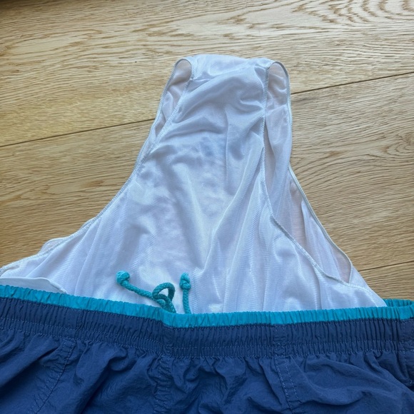 VINTAGE SUN SATIONS SPORTS WEAR BLUE SWIM SHORTS - L - Picture 12 of 15